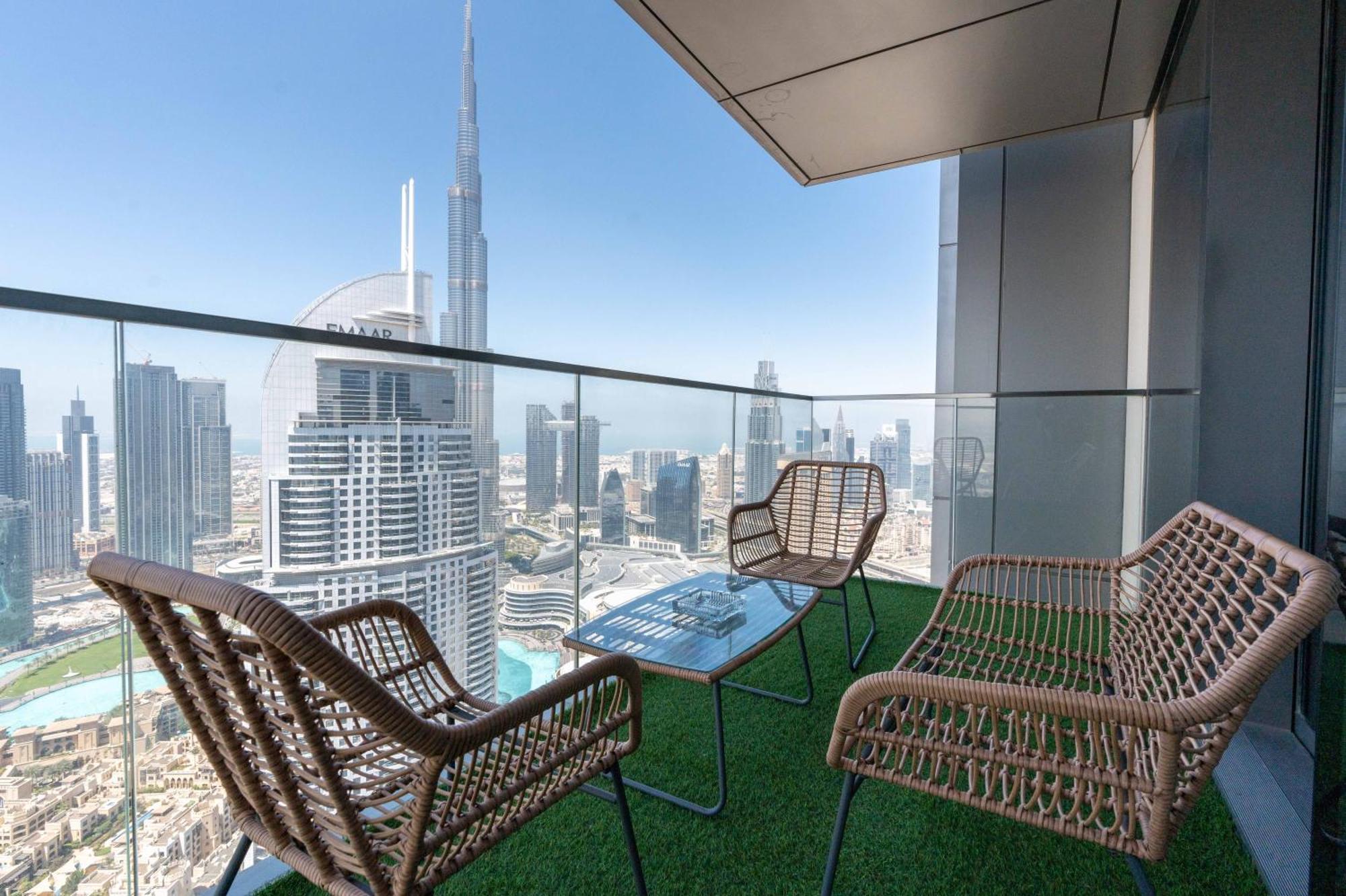 Lux Apt-Burj View Opp. Dxb Mall Dubai Bagian luar foto