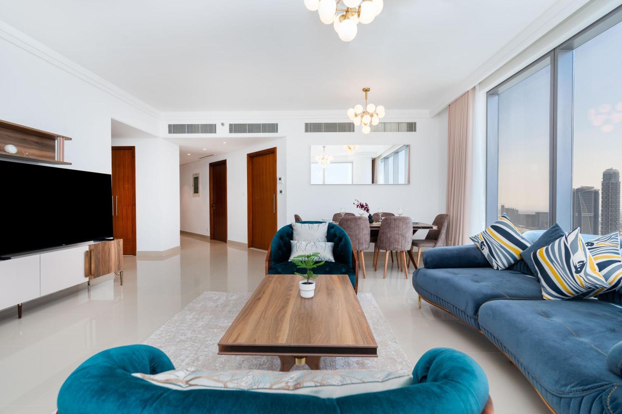 Lux Apt-Burj View Opp. Dxb Mall Dubai Bagian luar foto