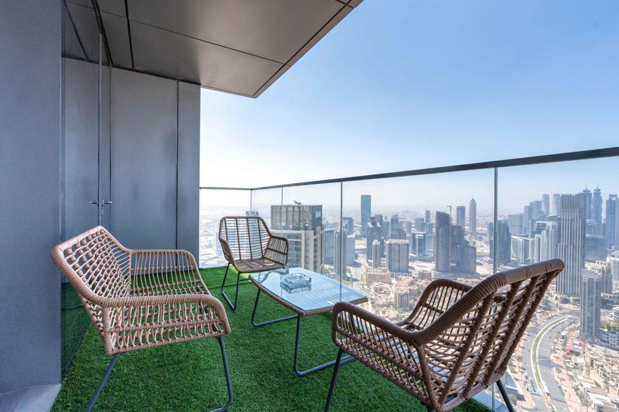 Lux Apt-Burj View Opp. Dxb Mall Dubai Bagian luar foto